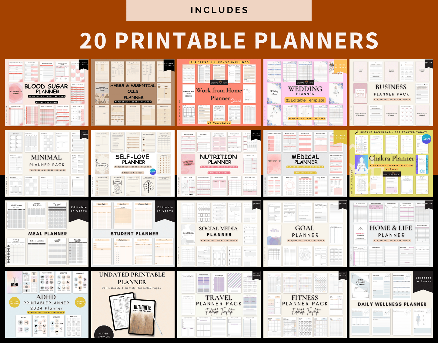 1250+ PLR Template Starter Bundle